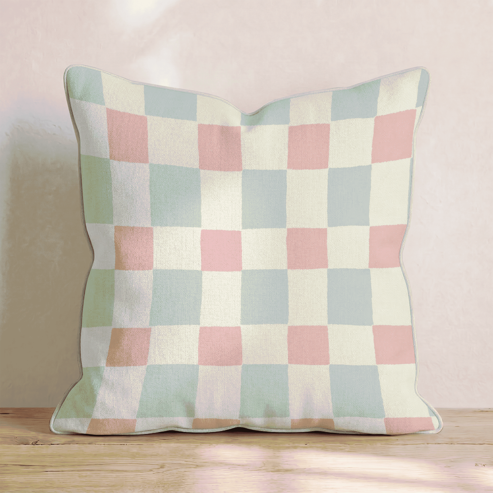 Gingham Baby Throw Pillow - Benton Lane Home - Hillcroft Home