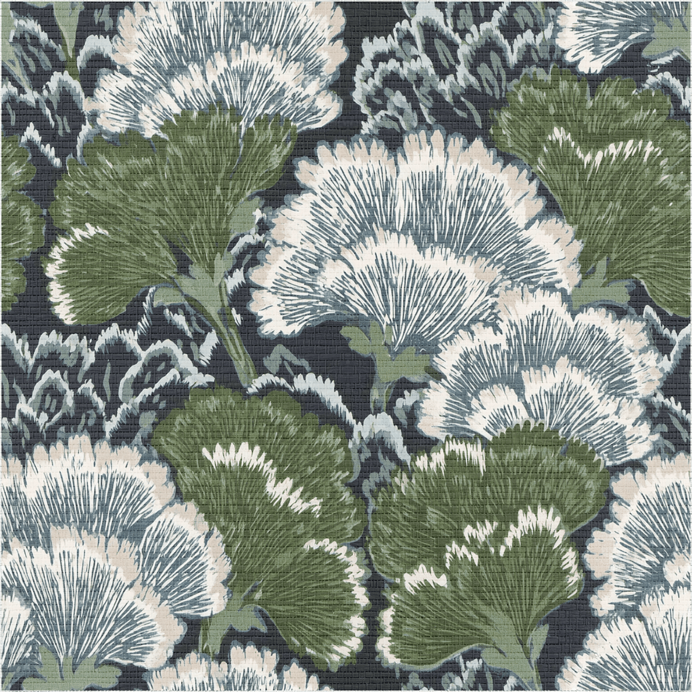 Gingko Textures Faux Grasscloth Wallpaper - Benton Lane Home - Painted Paper