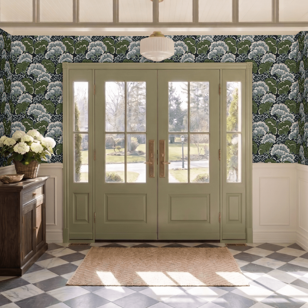 Gingko Textures Wallpaper - Benton Lane Home - Painted Paper