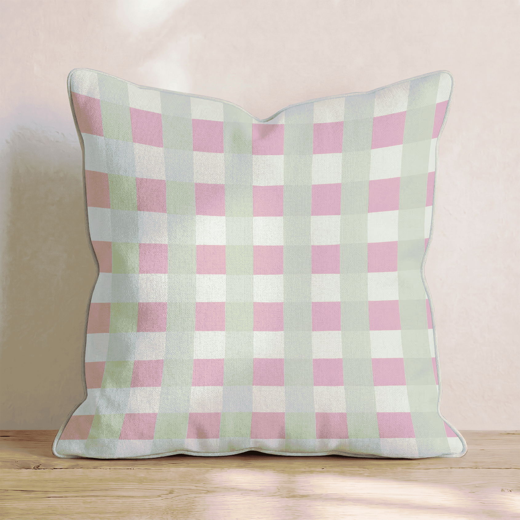 Girly Gingham Throw Pillow - Benton Lane Home - Hillcroft Home