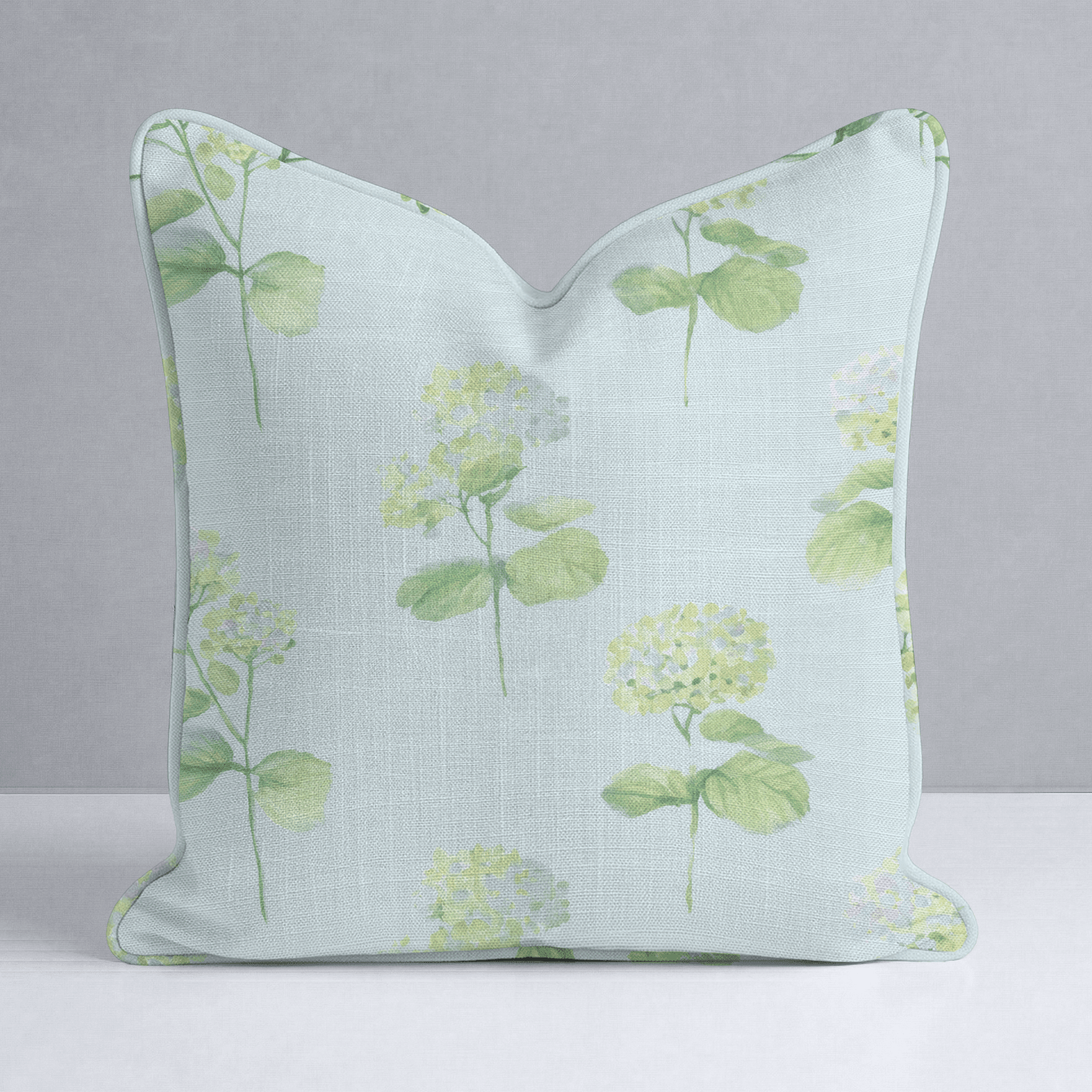 Glacial Ice Flowers Throw Pillow - Benton Lane Home - Lemon Park