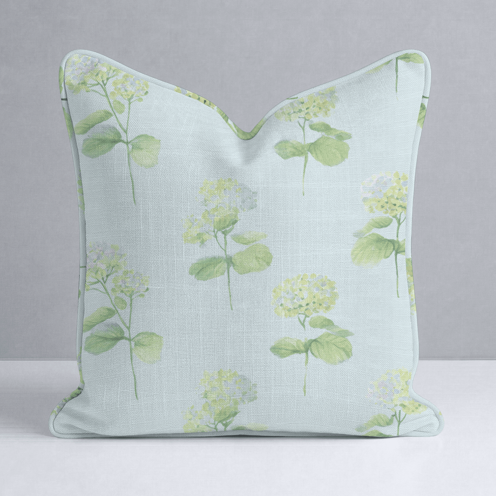 Glacial Ice Flowers Throw Pillow - Benton Lane Home - Lemon Park