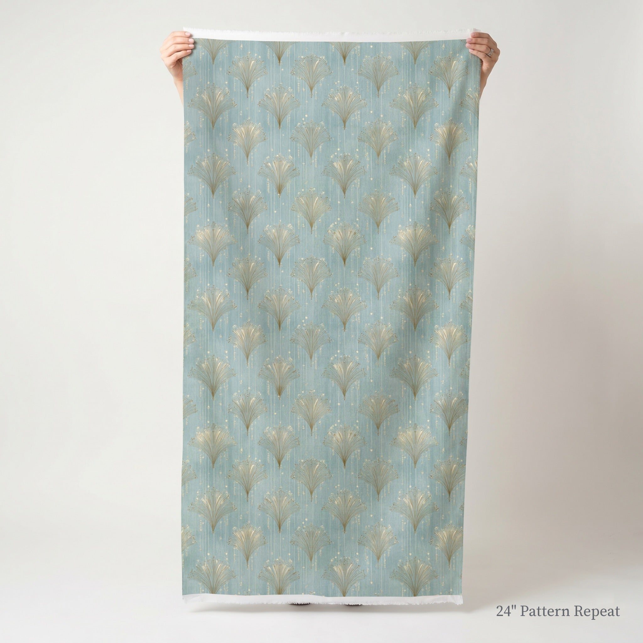 Gold Fanning - Fabric - Benton Lane Home - Lemon Park