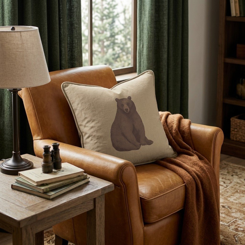 Golden Bear Throw Pillow - Benton Lane Home - Hillcroft Home
