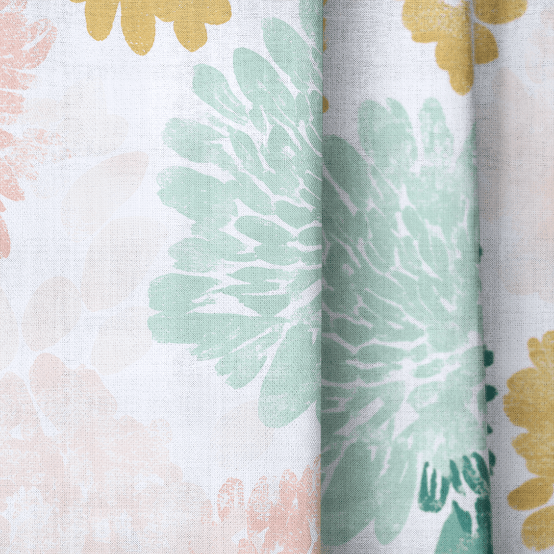 Golden Dahlia - Drapery - Benton Lane Home - Lemon Park