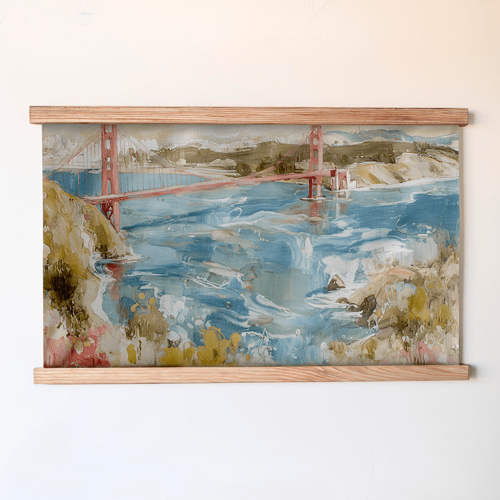 Golden Gate Bridge - Tapestry - Benton Lane Home - Lemon Park