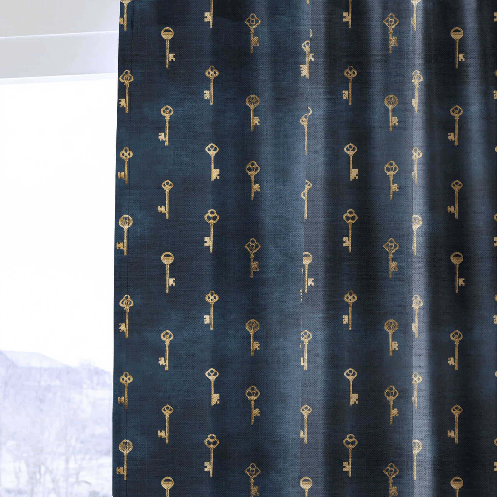 Golden Gate - Drapery - Benton Lane Home - Lemon Park