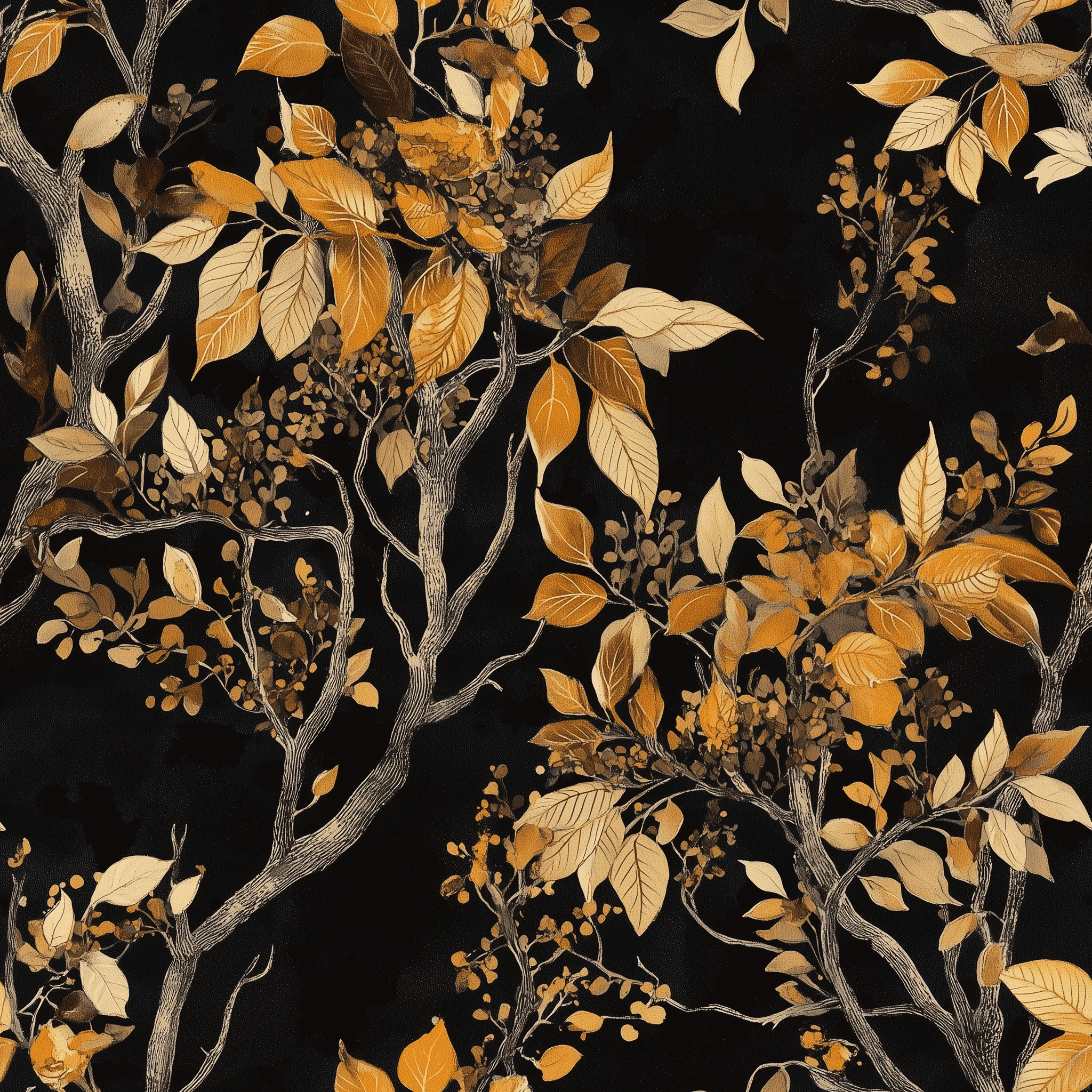 Golden Grove Wallpaper - Benton Lane Home - Painted Paper