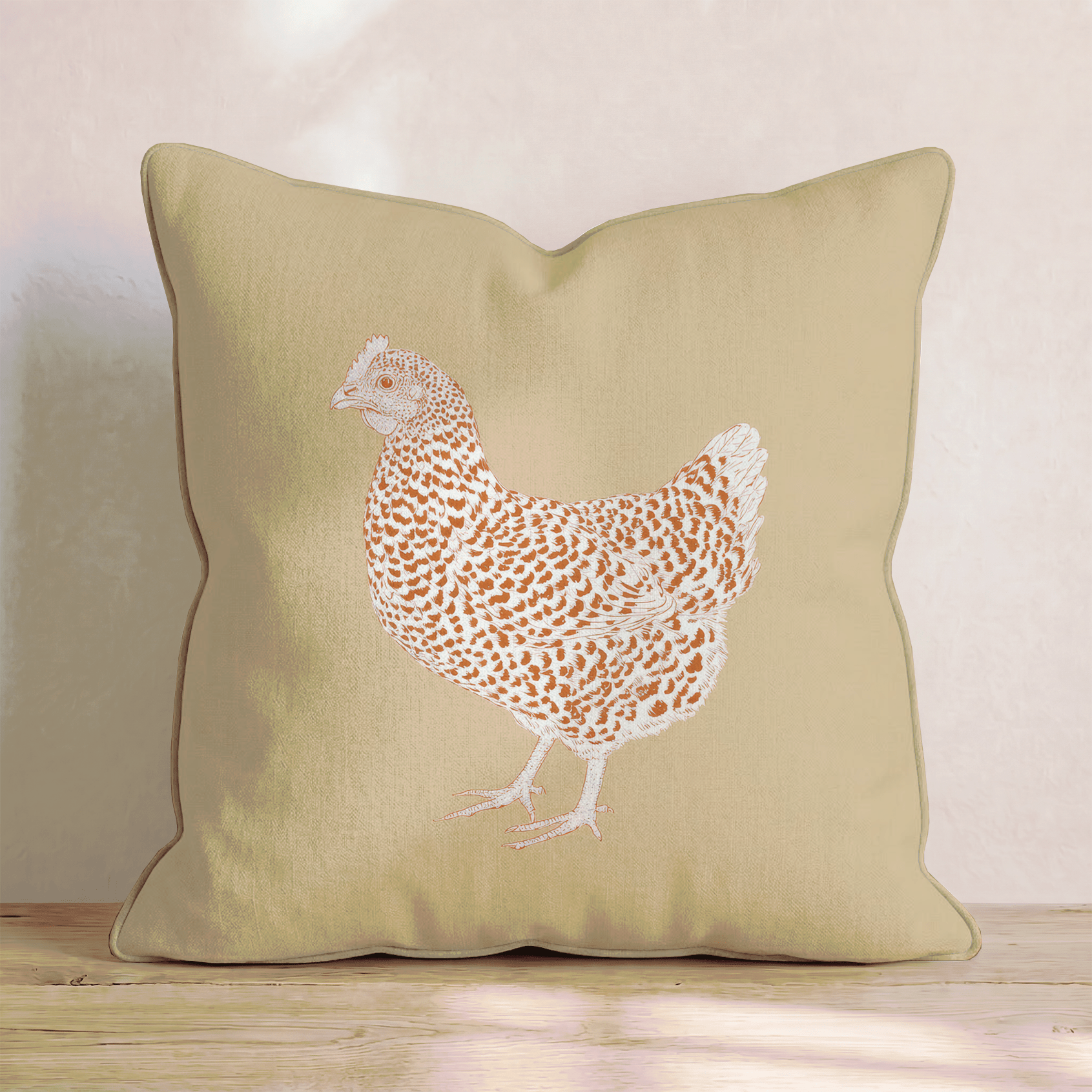 Golden Hen Throw Pillow - Benton Lane Home - Hillcroft Home