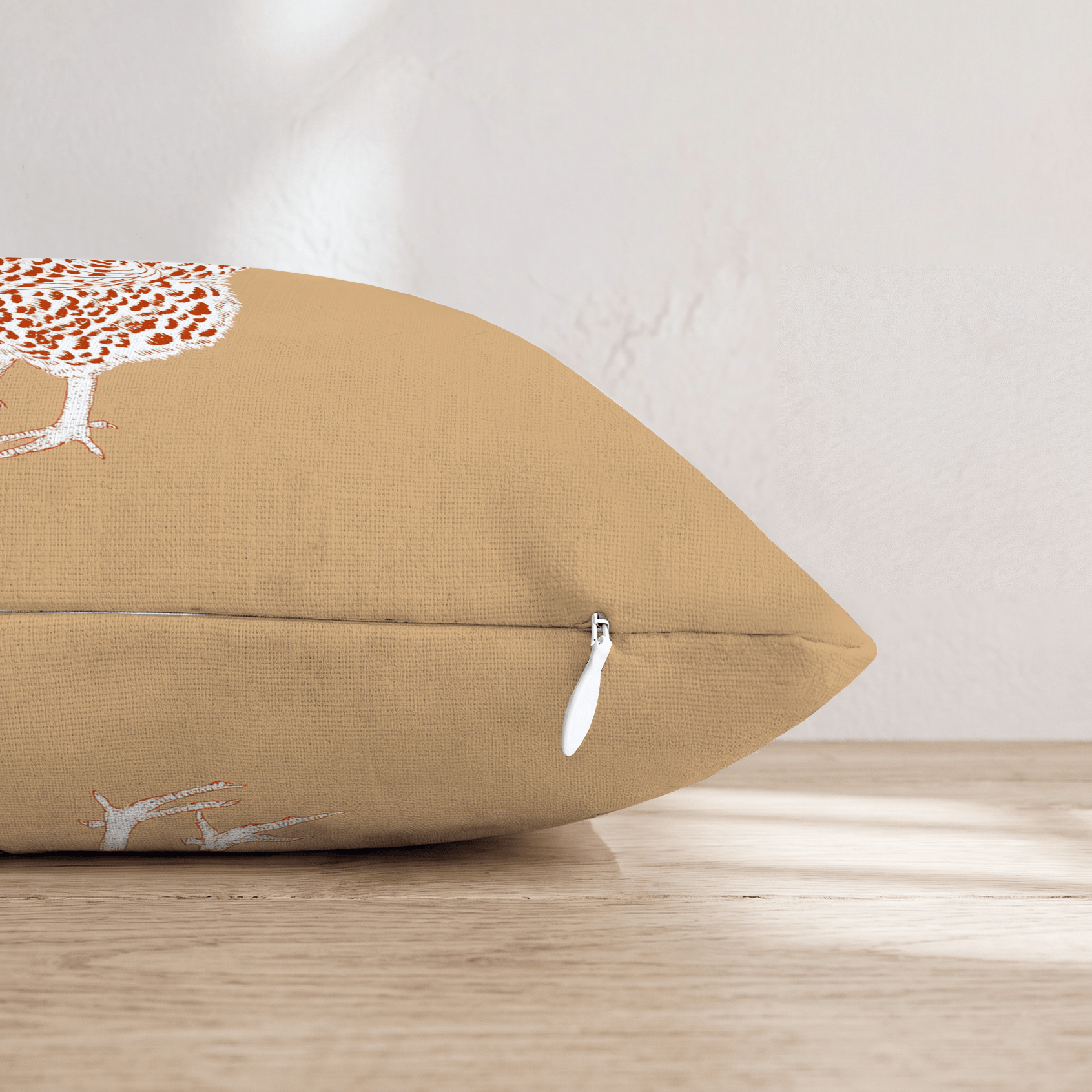 Golden Hen Throw Pillow - Hillcroft Home