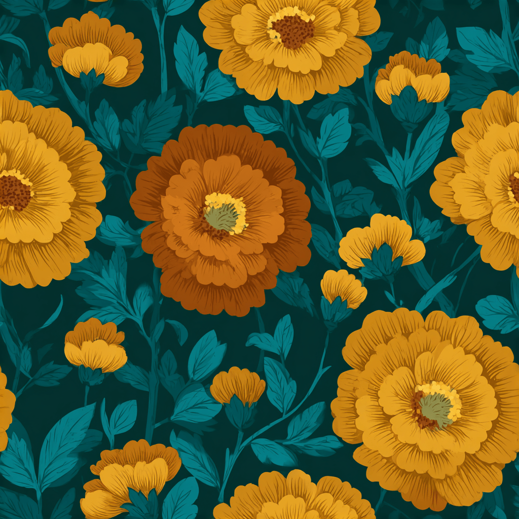 Golden Marquess Wallpaper - Benton Lane Home - Painted Paper