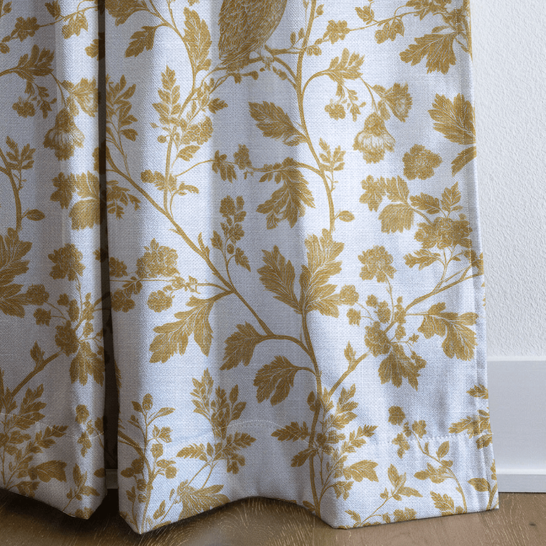 Golden Owl Friend - Drapery - Benton Lane Home - Lemon Park