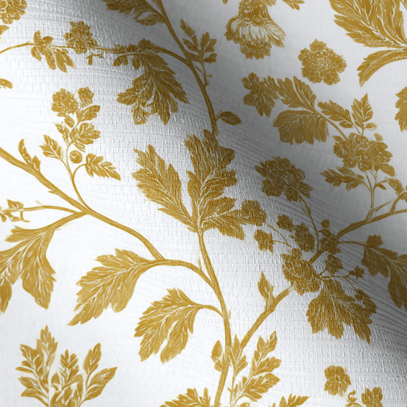 Golden Owl Friend Faux Grasscloth Wallpaper - Lemon Park