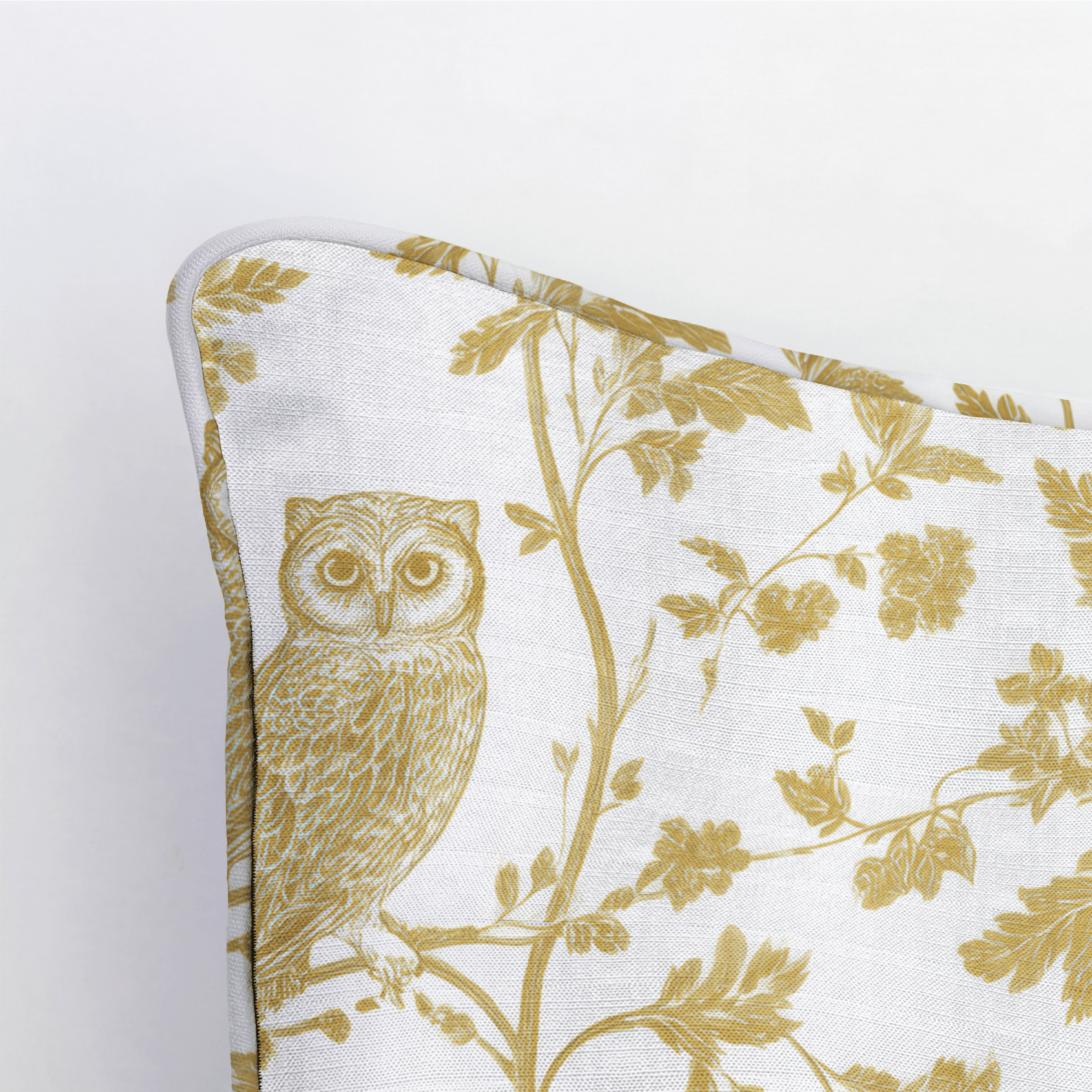 Golden Owl Friend Throw Pillow - Benton Lane Home - Lemon Park