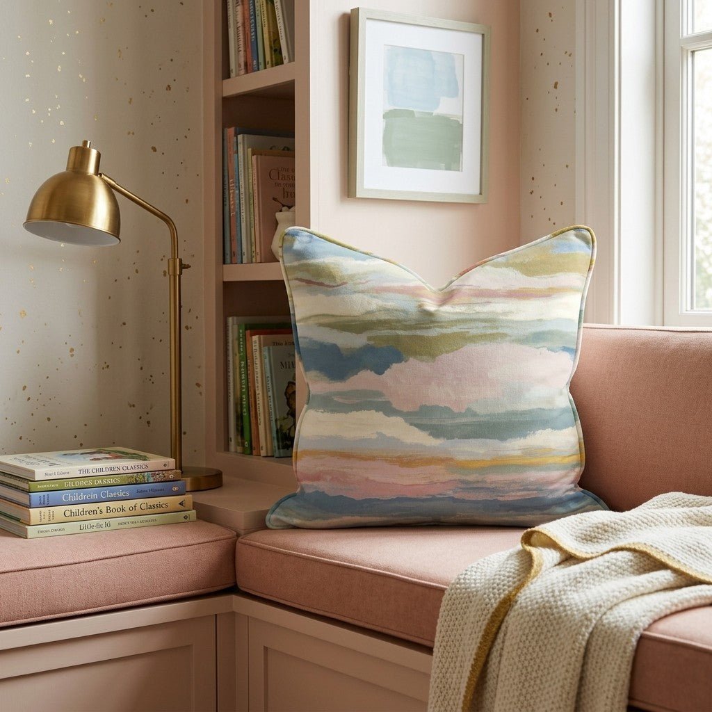 Golden Skyline Throw Pillow - Benton Lane Home - Hillcroft Home