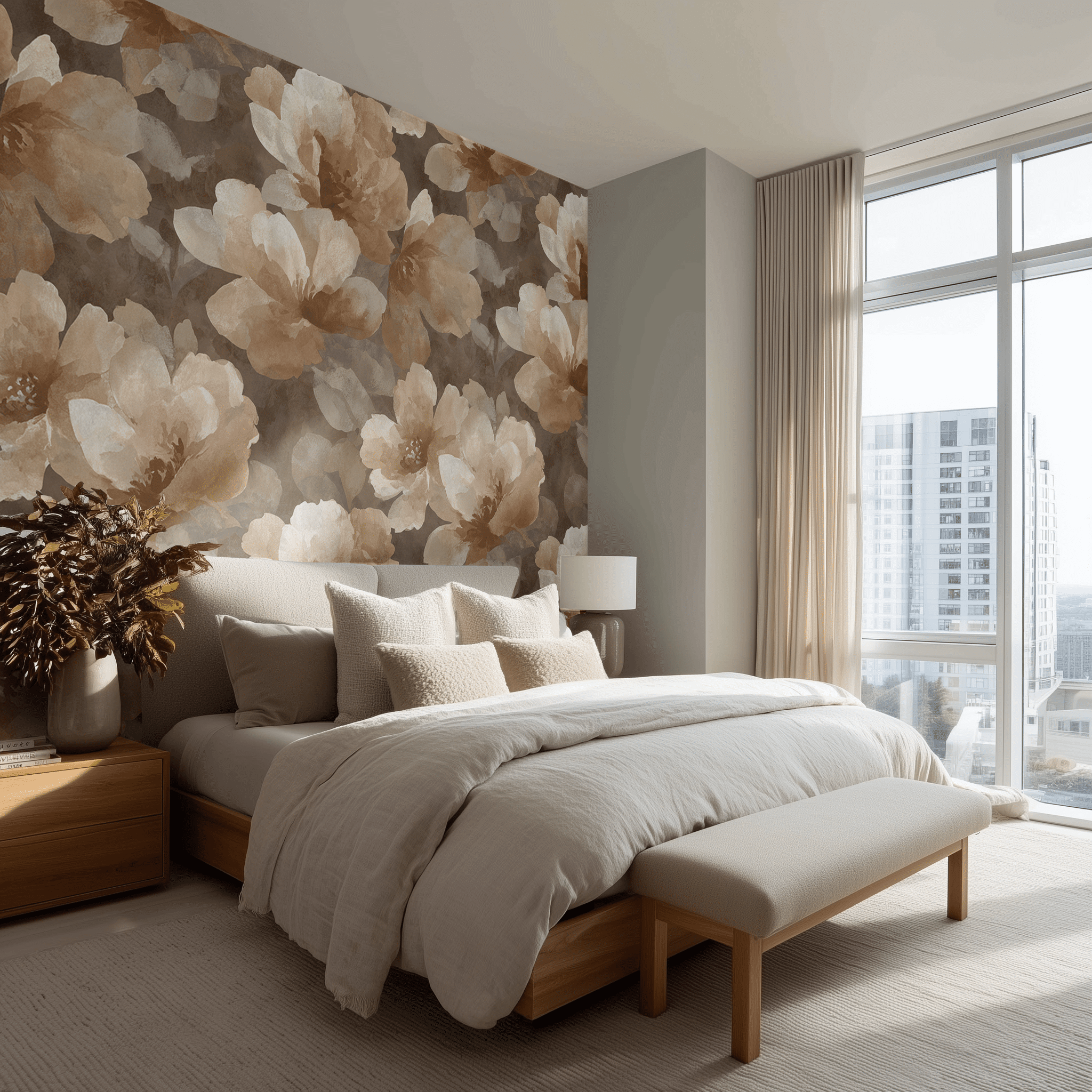 Golden Still Life Wallpaper - Benton Lane Home - Benton Lane