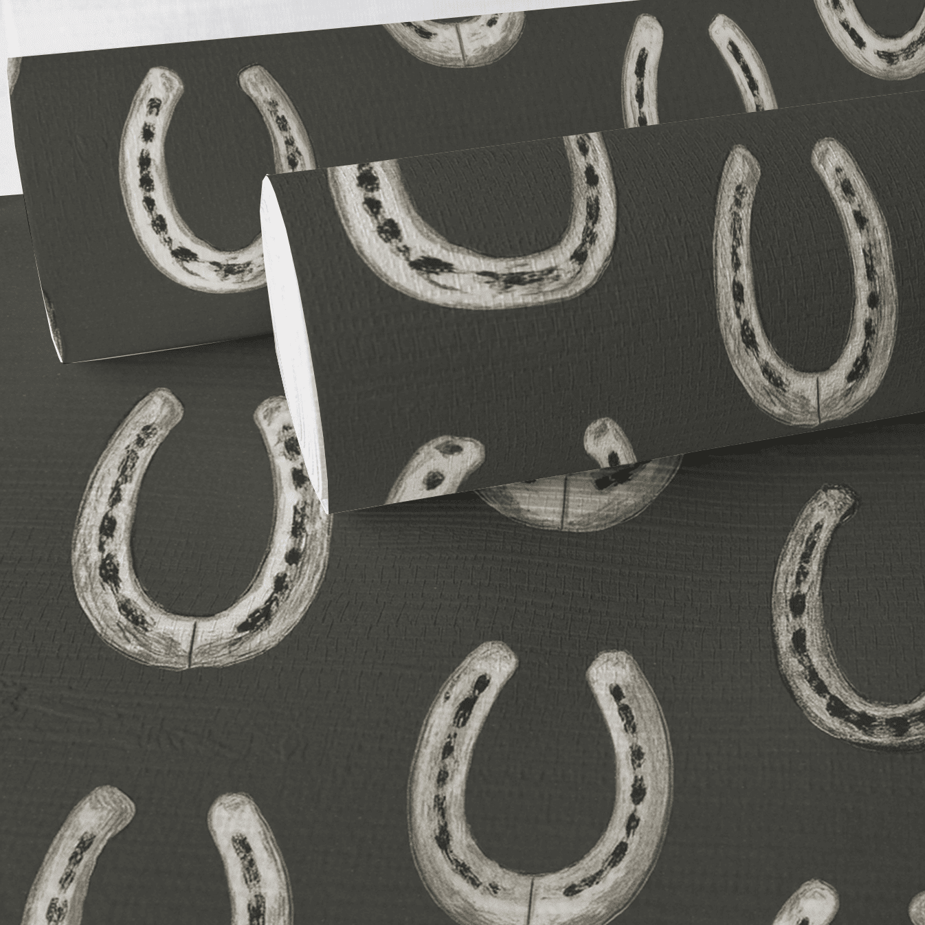 Good Luck Charm Faux Grasscloth Wallpaper - Painted Paper