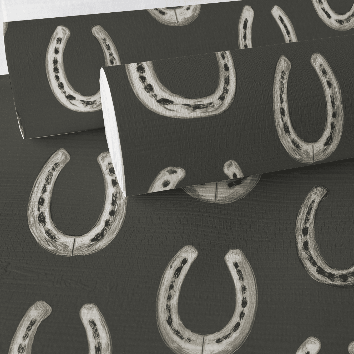 Good Luck Charm Faux Grasscloth Wallpaper - Painted Paper