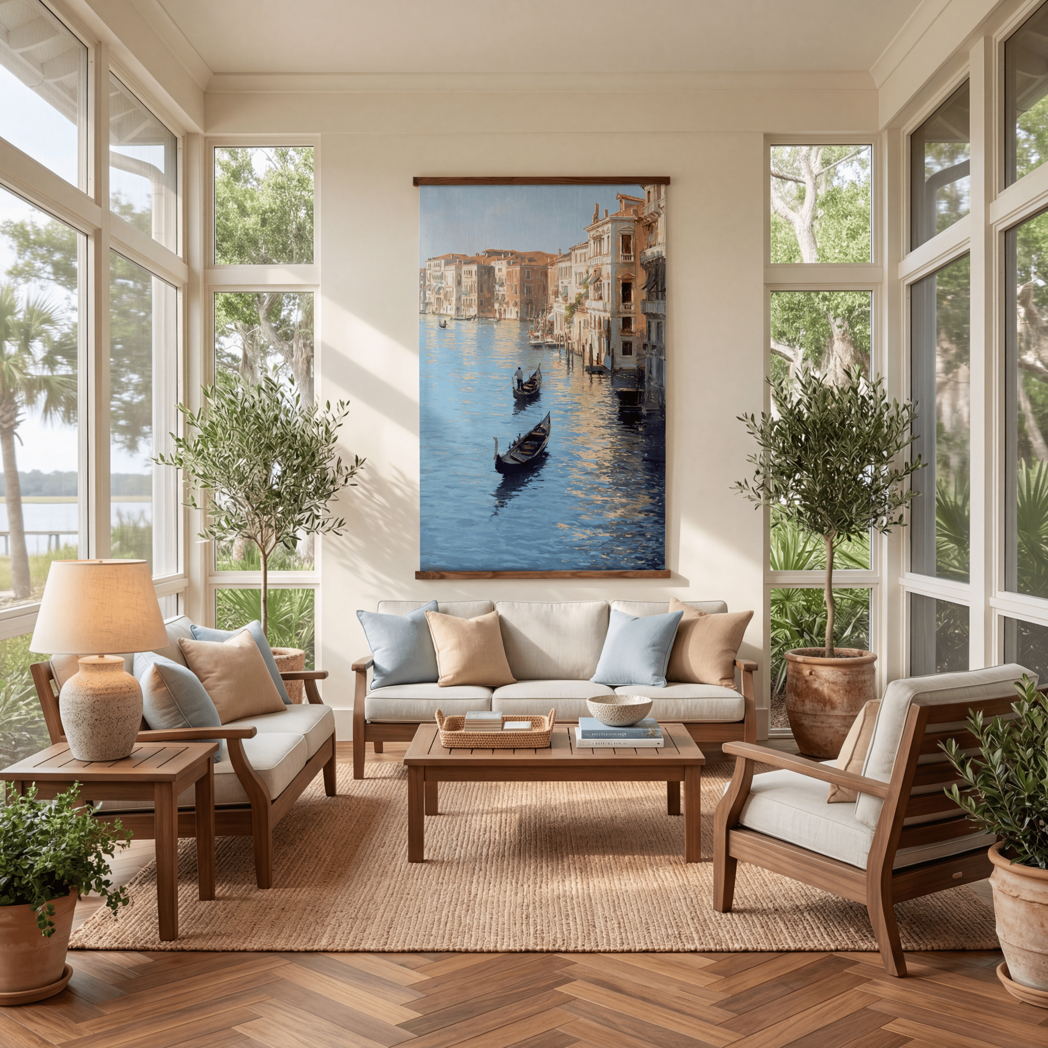 Good Morning Gondola - Tapestry - Benton Lane Home - Lemon Park