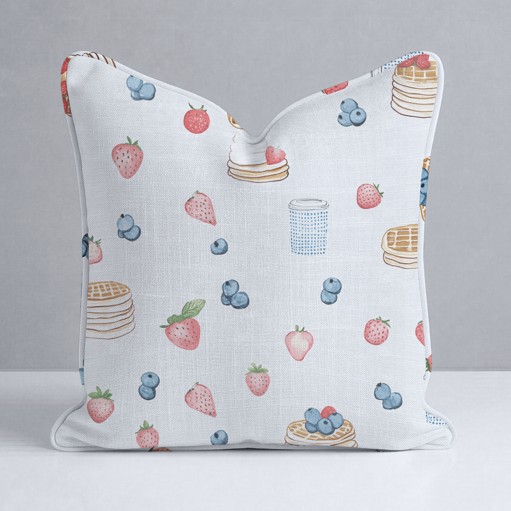 Good Morning Throw Pillow - Lemon Park