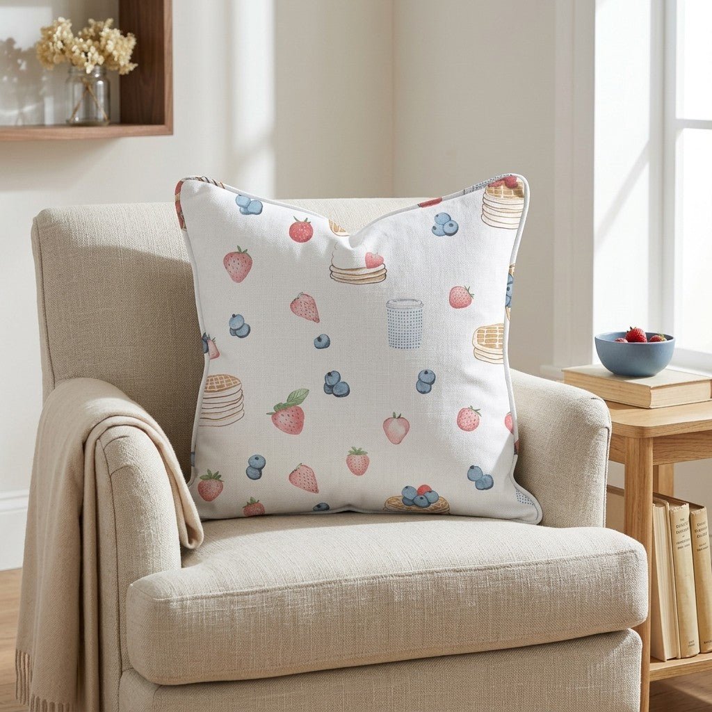 Good Morning Throw Pillow - Lemon Park