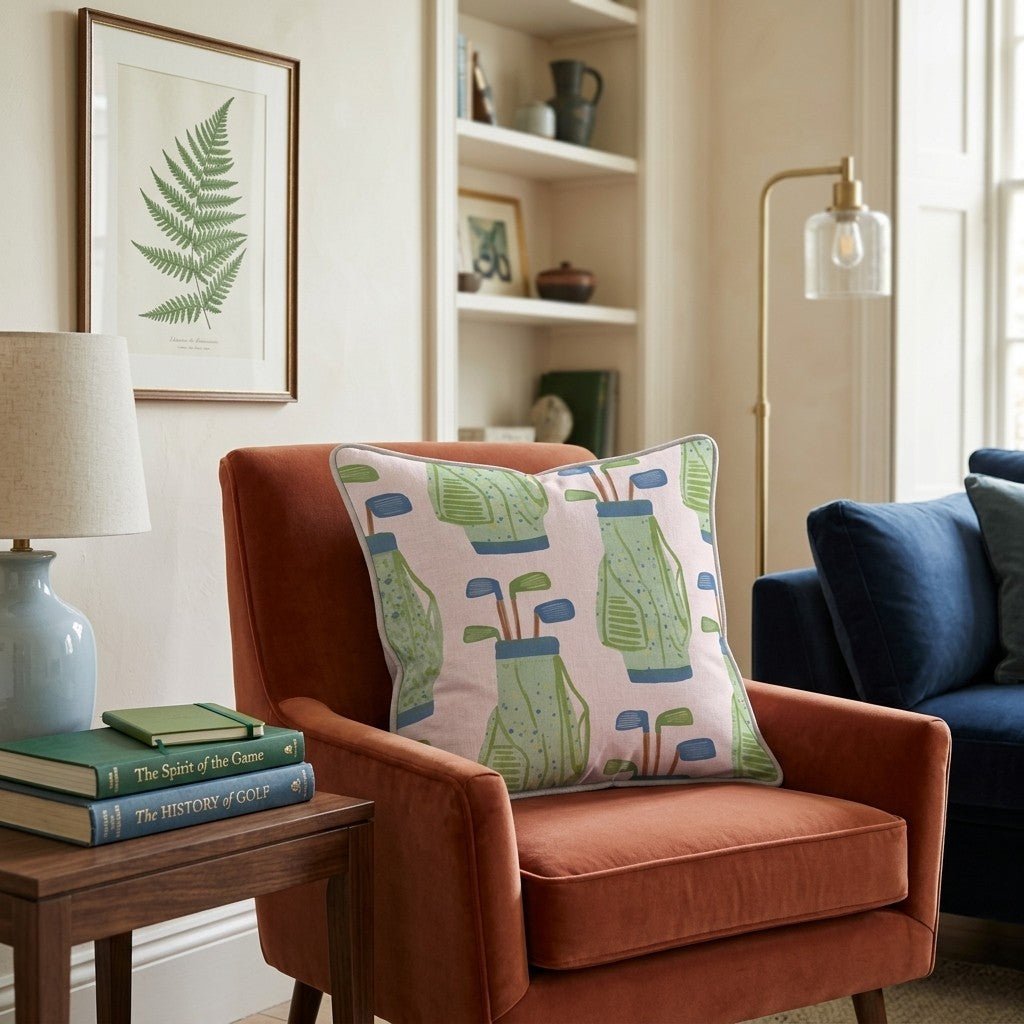 Grab Your Golf Bag Throw Pillow - Benton Lane Home - Hillcroft Home