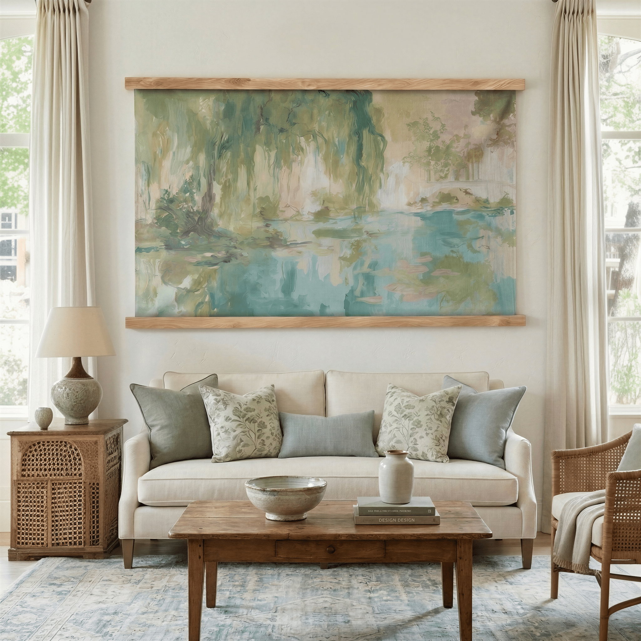 Graceful Willow - Tapestry - Benton Lane Home - Lemon Park