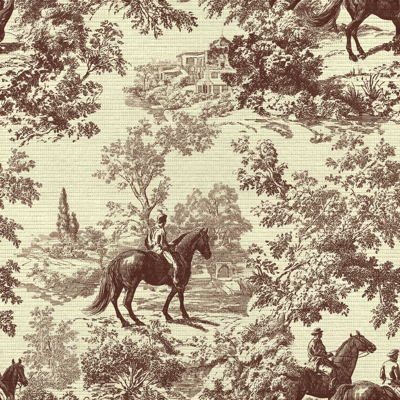 Graham Faux Grasscloth Wallpaper - Painted Paper