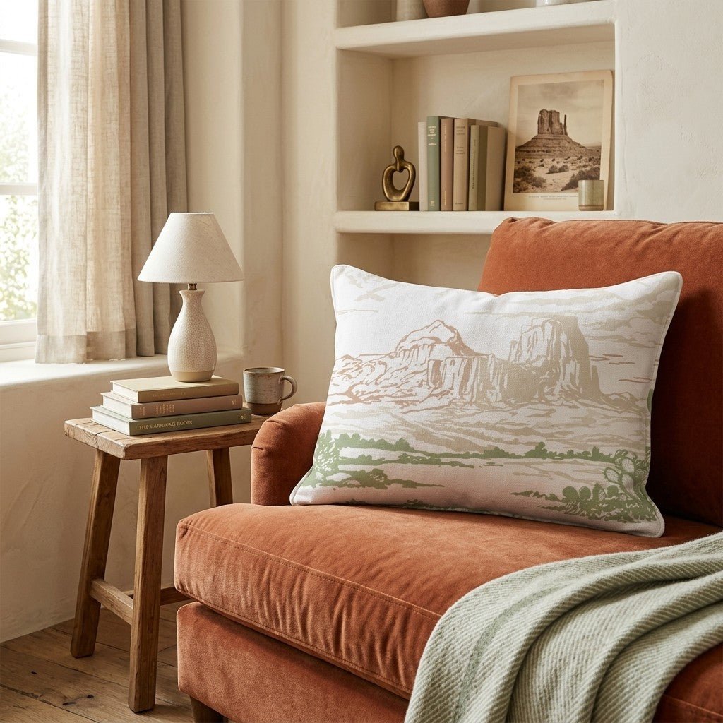 Grand Cactus Throw Pillow - Hillcroft Home