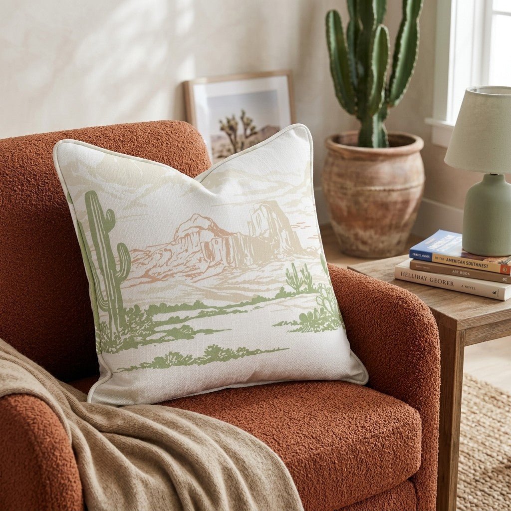 Grand Cactus Throw Pillow - Benton Lane Home - Hillcroft Home