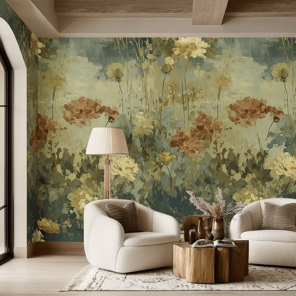 Grand Daisies - Wall Mural - Benton Lane Home - Lemon Park