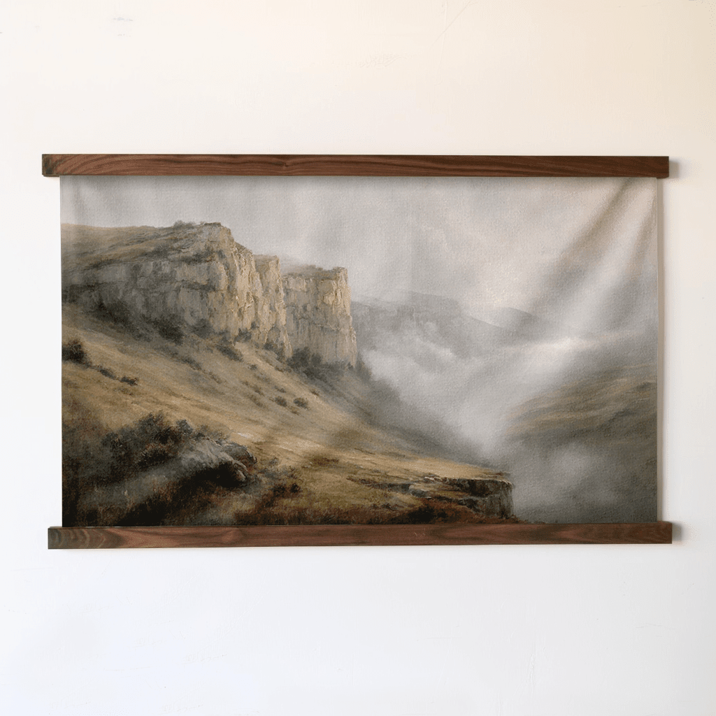 Grassy Bay Cliffs - Tapestry - Benton Lane Home - Painted Paper
