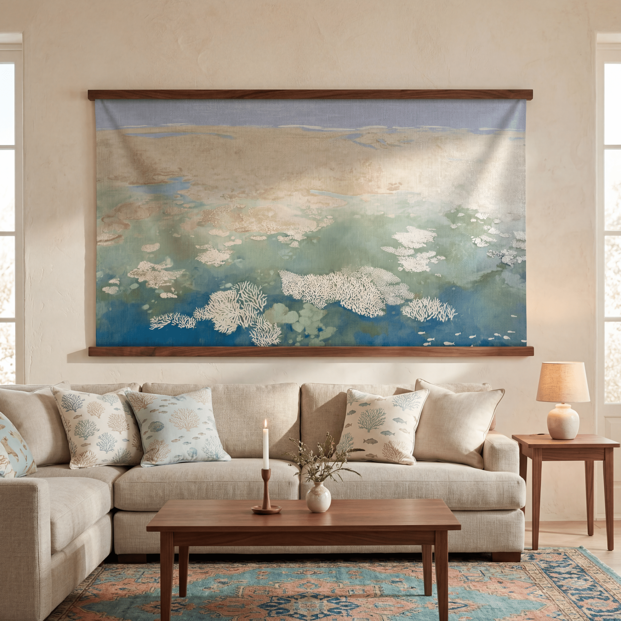 Great Barrier Reef - Tapestry - Lemon Park