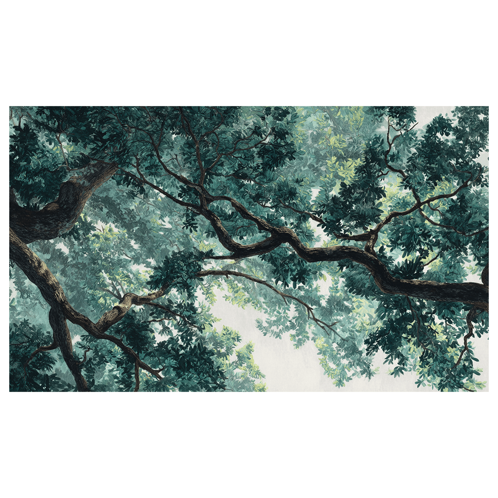 Green Canopy - Tapestry - Benton Lane Home - Painted Paper