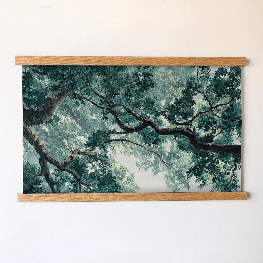 Green Canopy - Tapestry - Benton Lane Home - Painted Paper