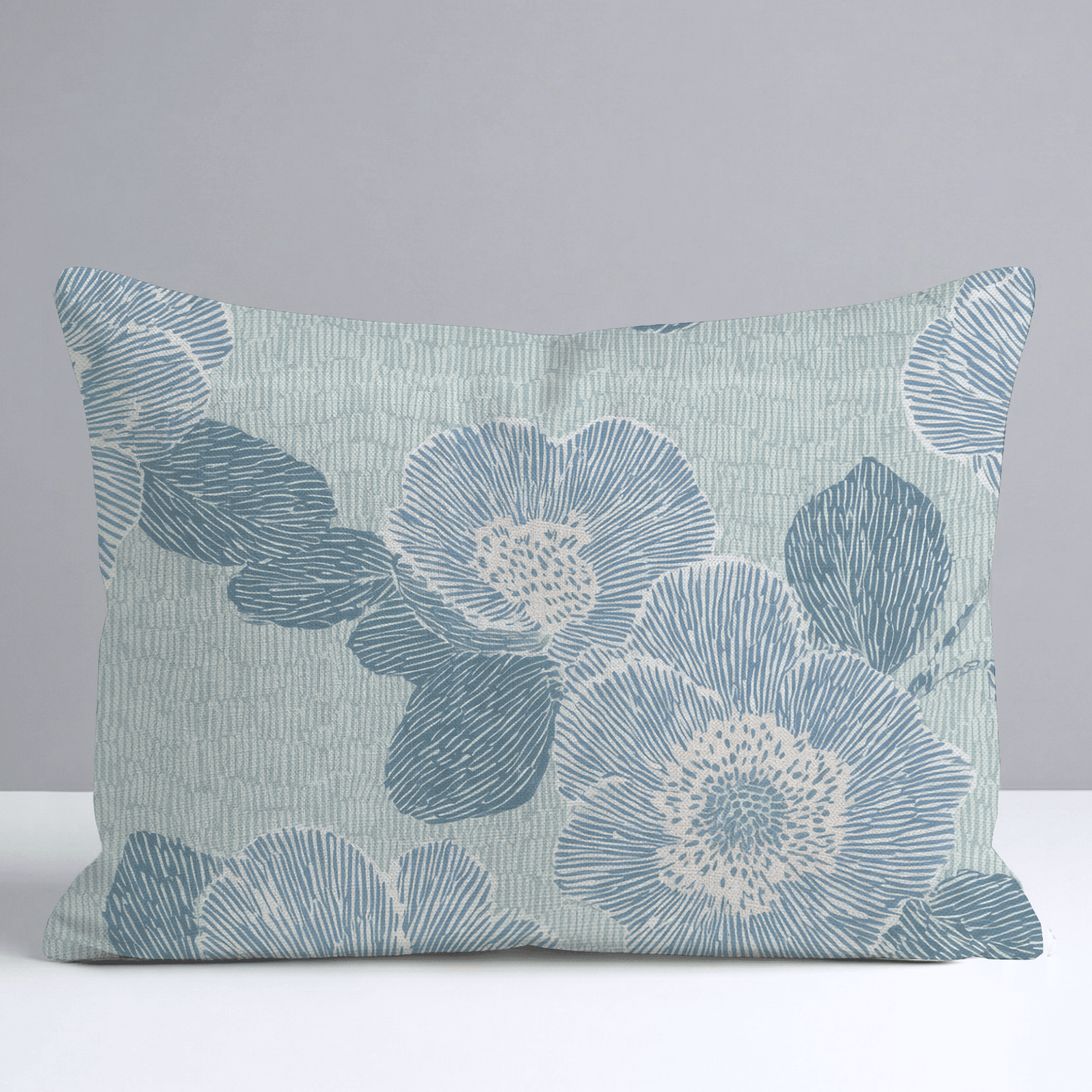 Green Rain Drops Throw Pillow - Benton Lane Home - Lemon Park
