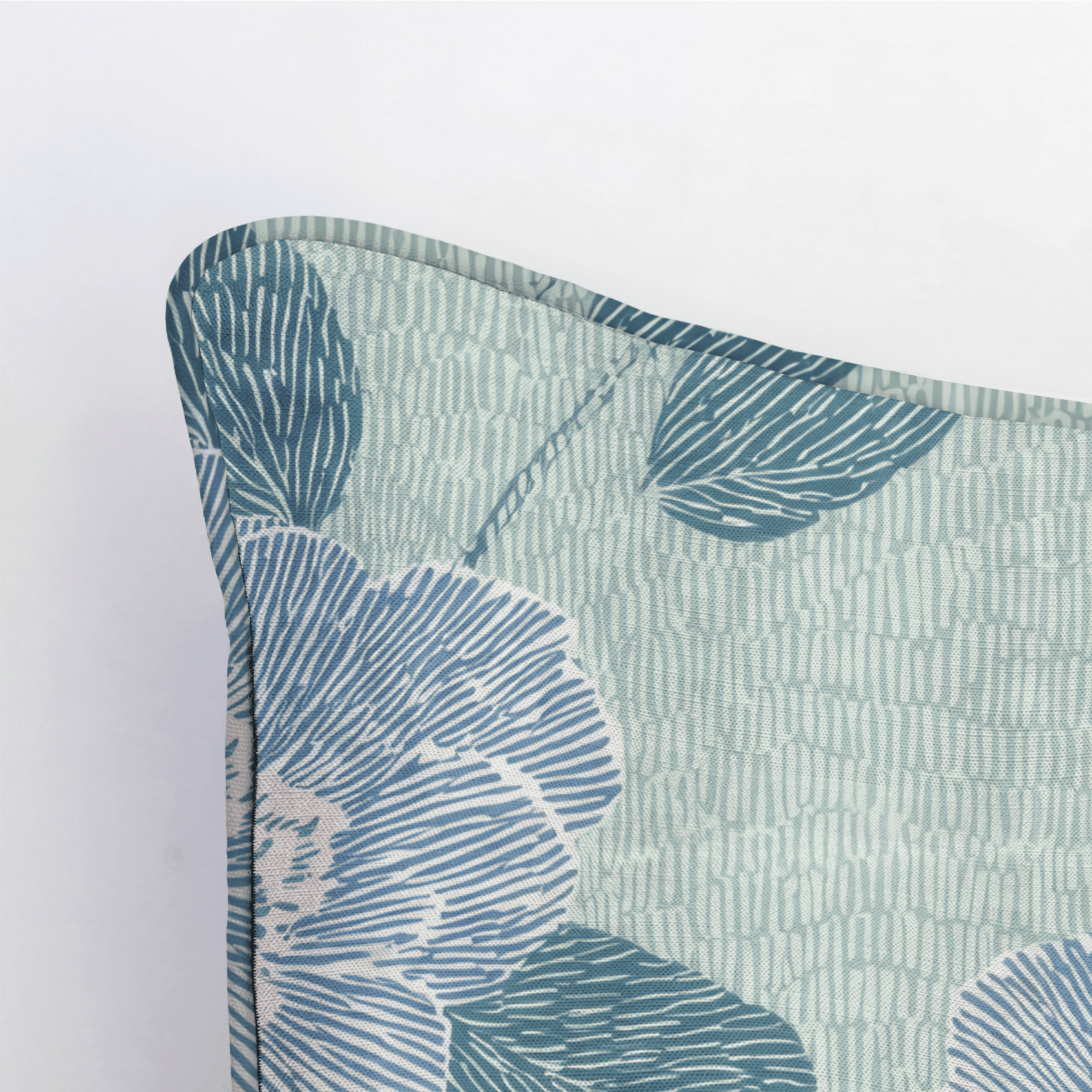 Green Rain Drops Throw Pillow - Benton Lane Home - Lemon Park