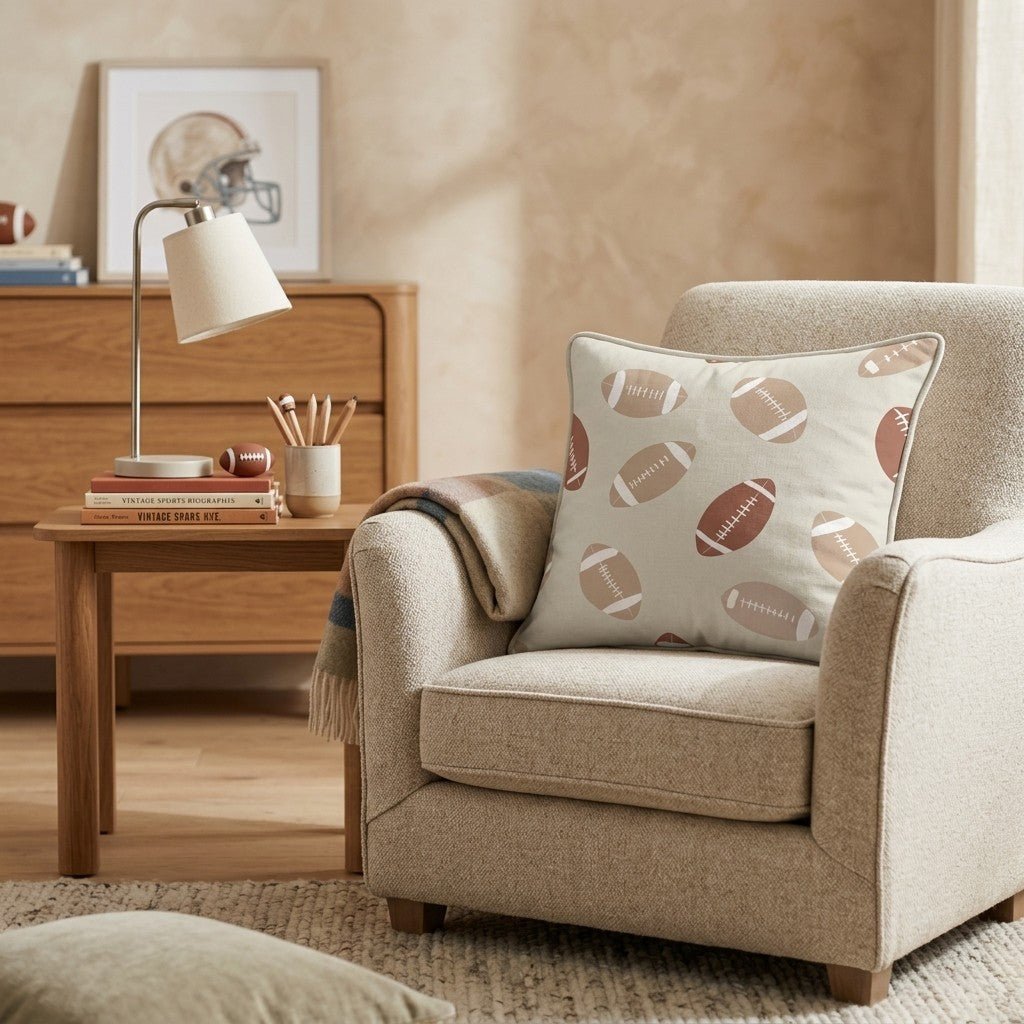 Gridiron Medley Throw Pillow - Benton Lane Home - Hillcroft Home