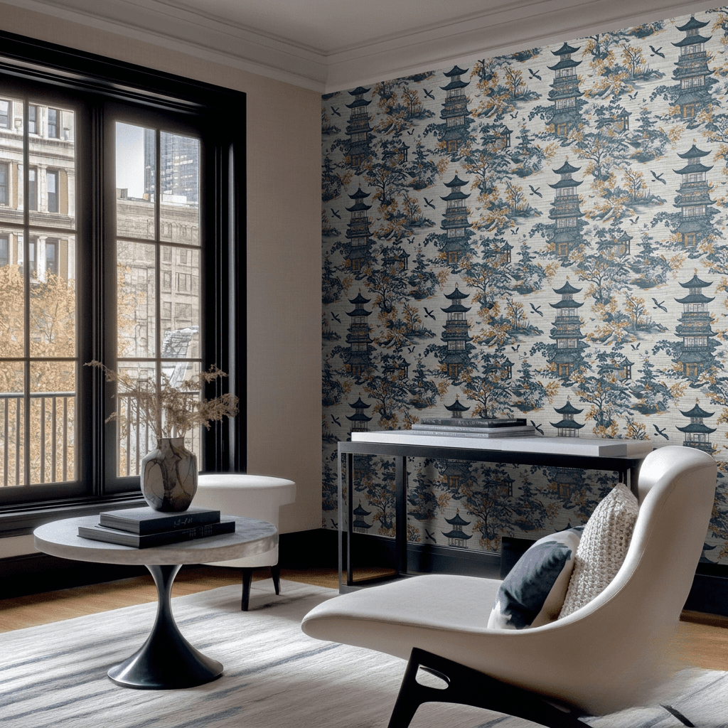 Griffin Faux Grasscloth Wallpaper - Painted Paper