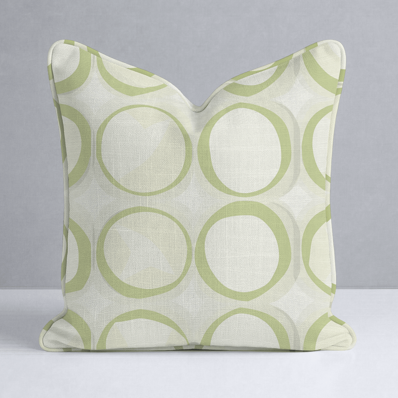 Groovy Green Throw Pillow - Benton Lane Home - Lemon Park