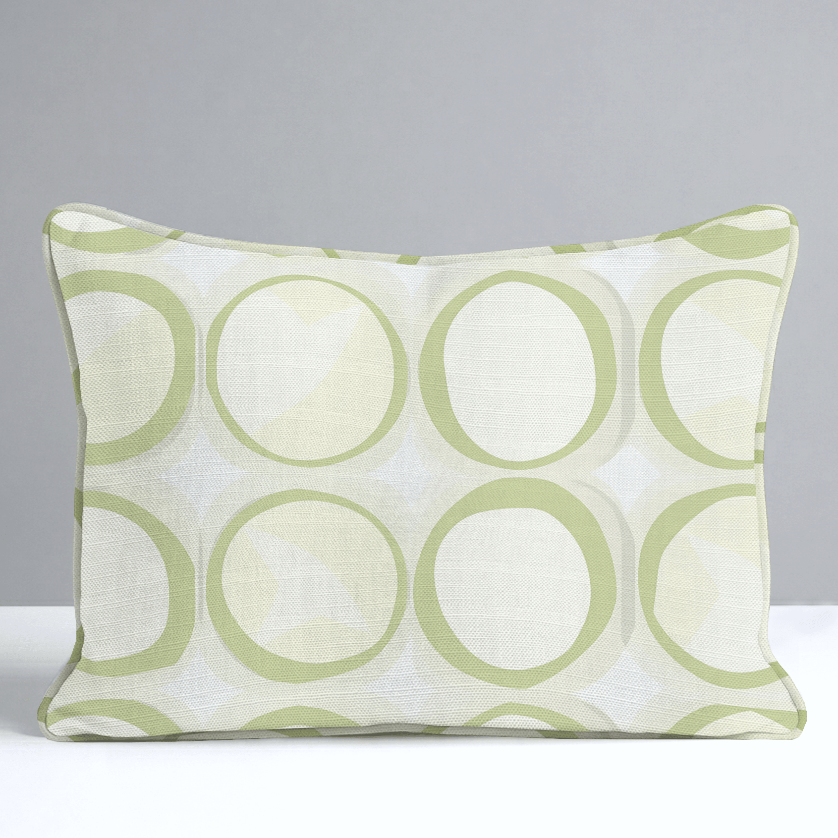Groovy Green Throw Pillow - Lemon Park