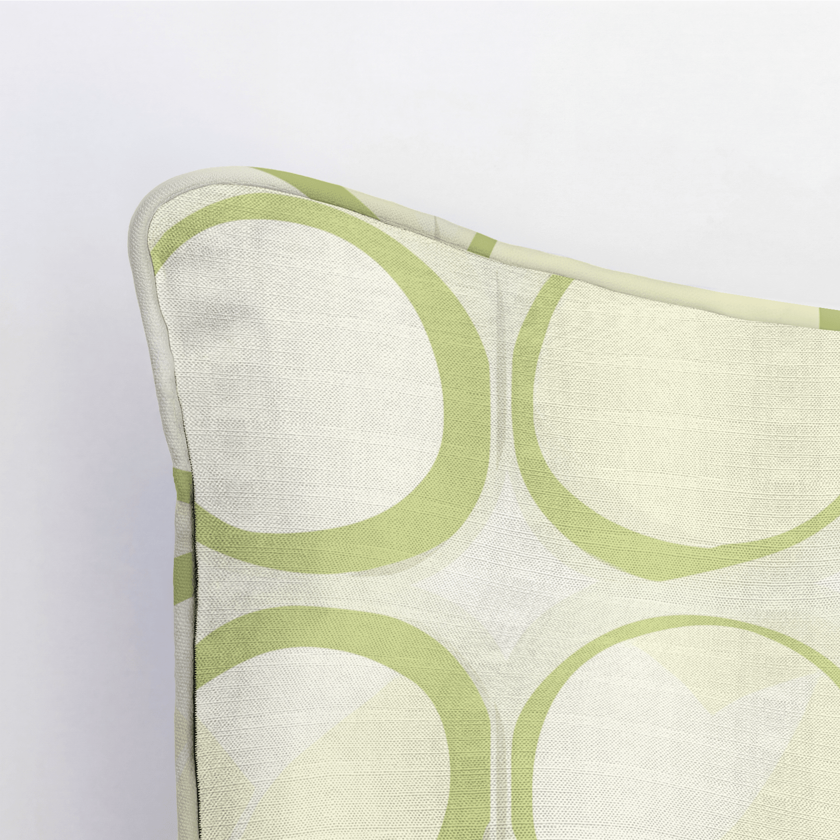 Groovy Green Throw Pillow - Lemon Park