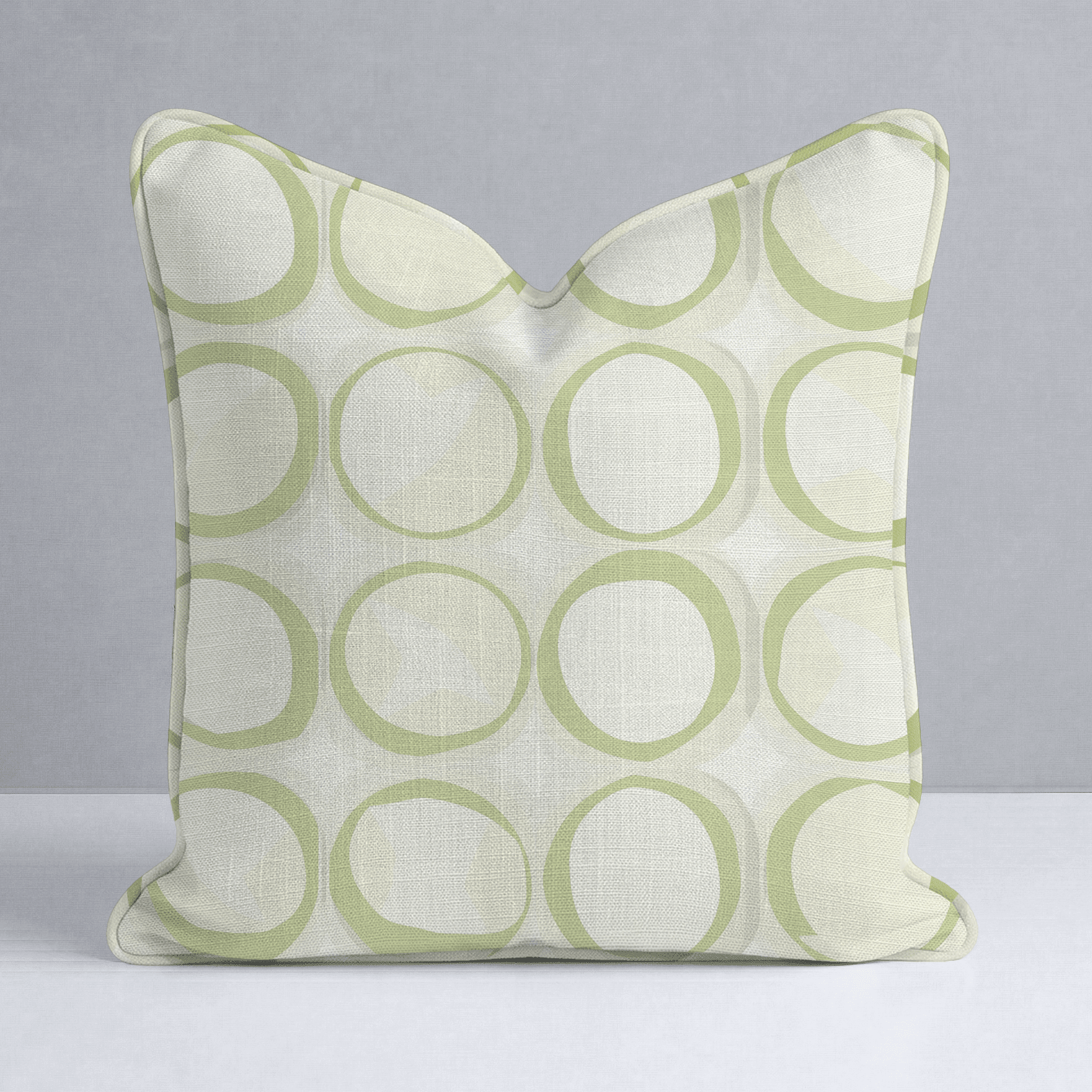 Groovy Green Throw Pillow - Benton Lane Home - Lemon Park