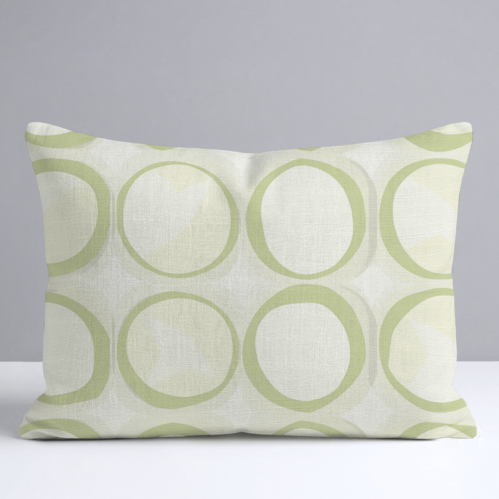 Groovy Green Throw Pillow - Lemon Park