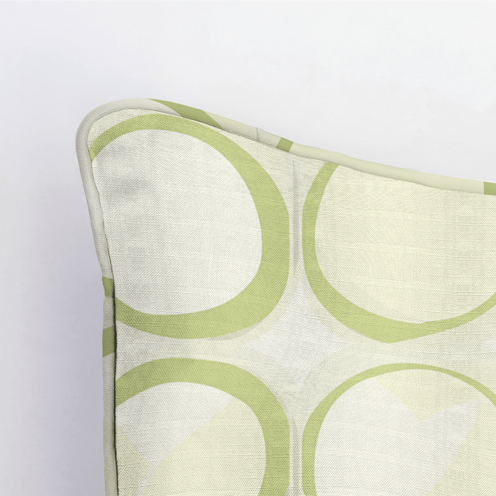 Groovy Green Throw Pillow - Benton Lane Home - Lemon Park