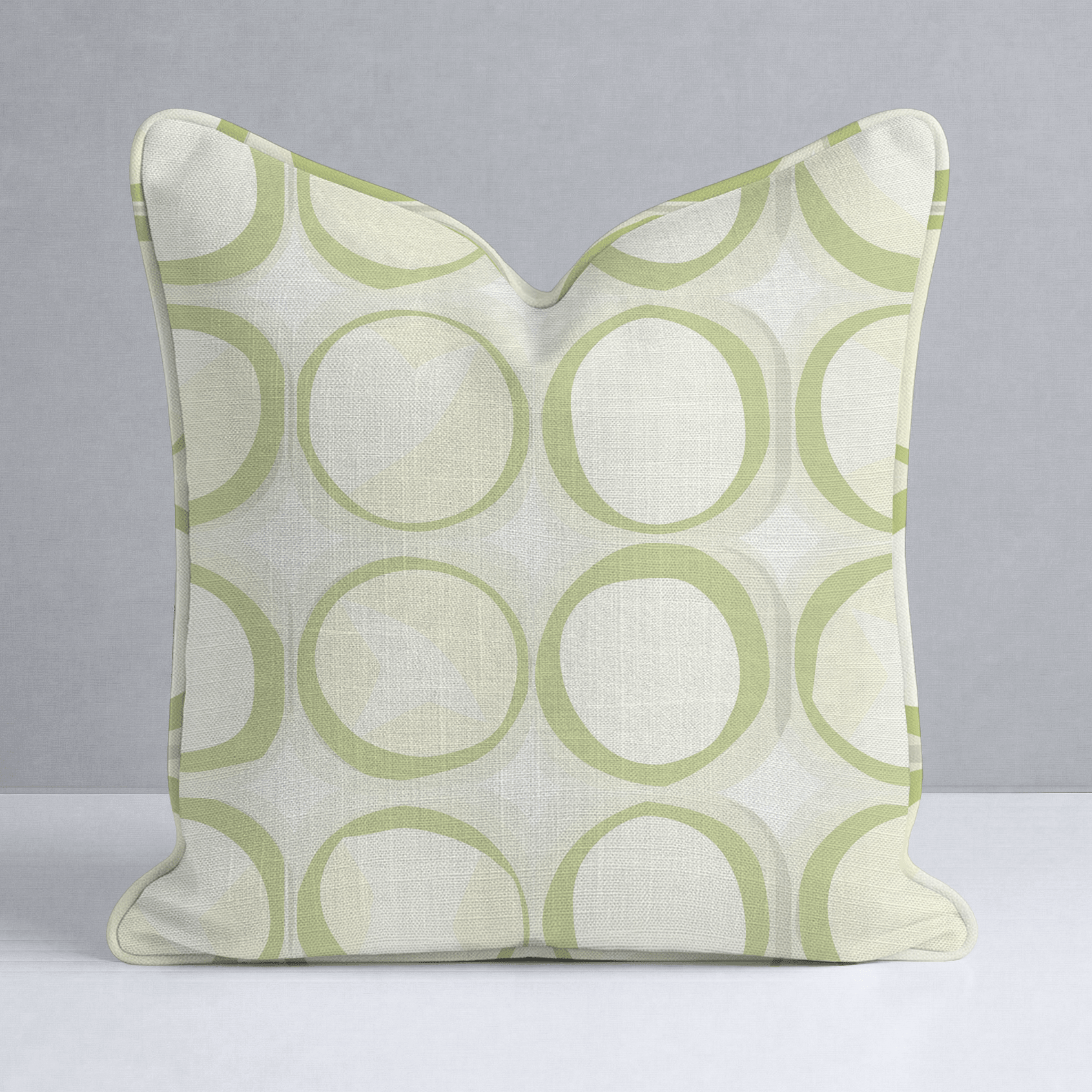 Groovy Green Throw Pillow - Lemon Park