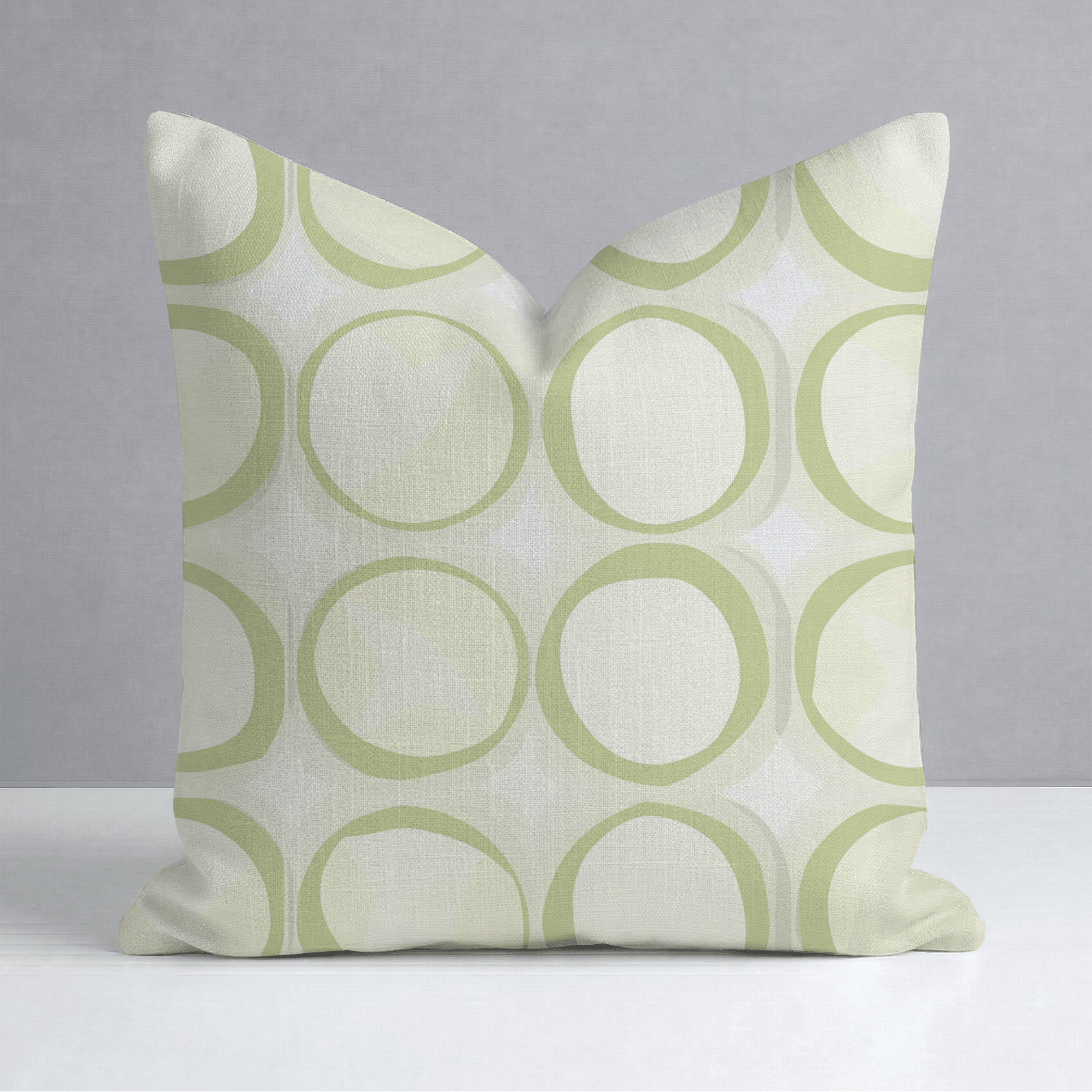 Groovy Green Throw Pillow - Lemon Park