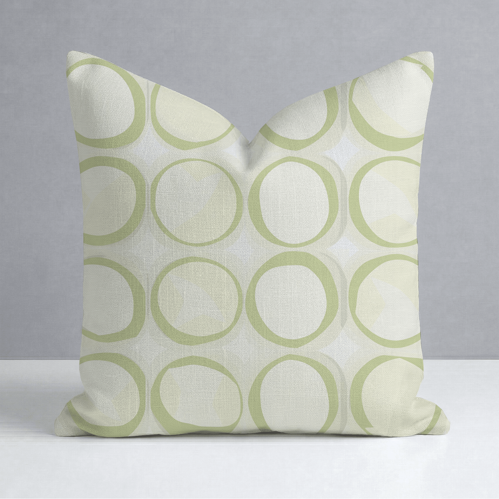 Groovy Green Throw Pillow - Lemon Park