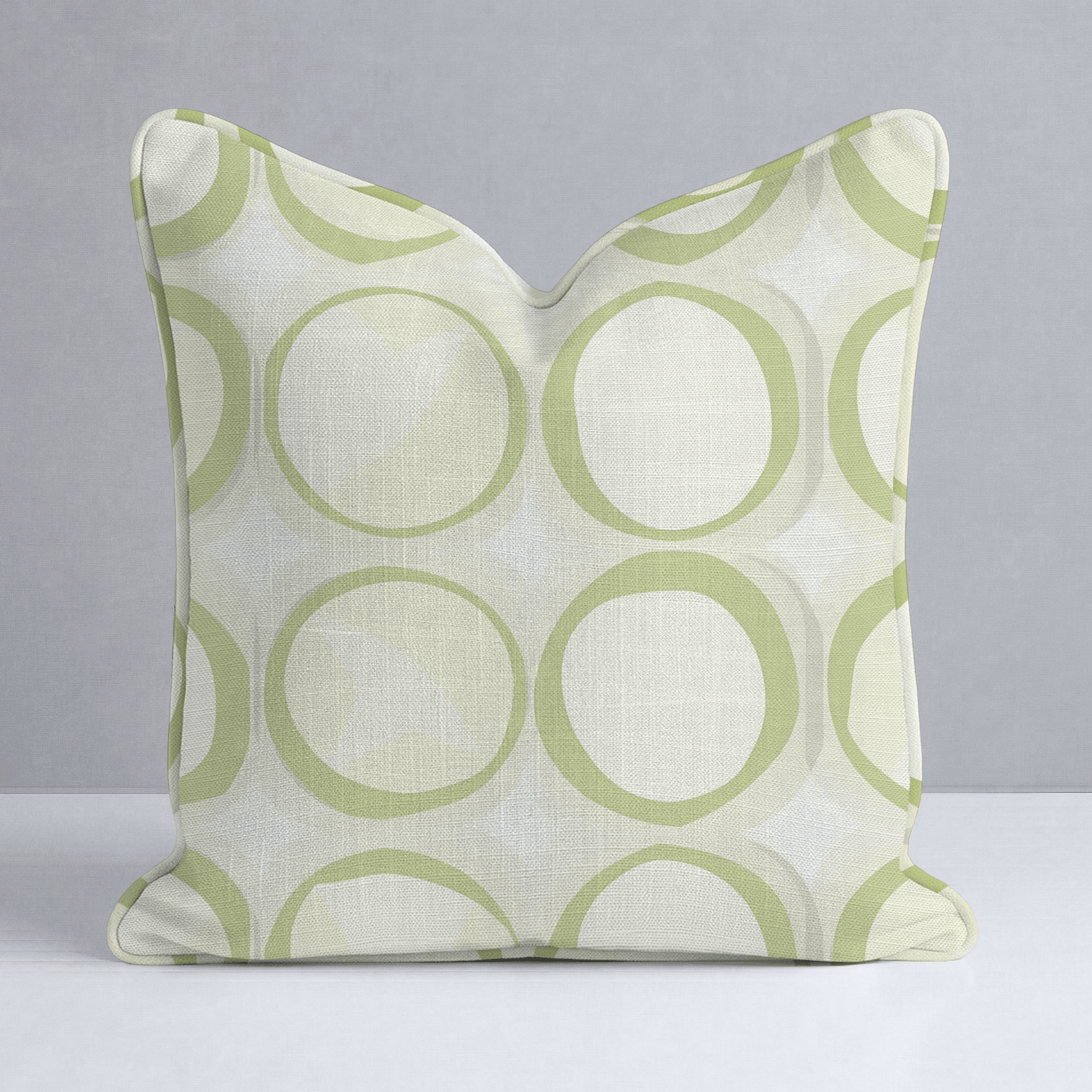 Groovy Green Throw Pillow - Lemon Park