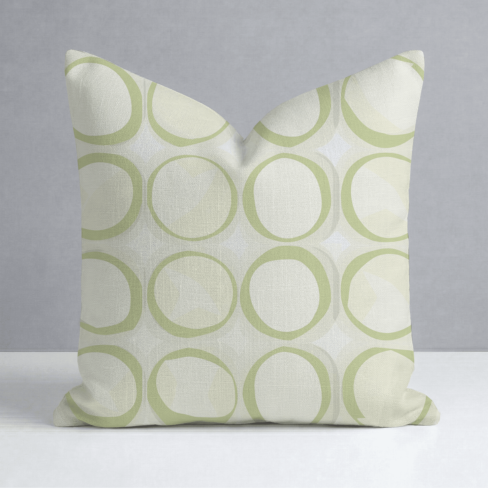 Groovy Green Throw Pillow - Benton Lane Home - Lemon Park